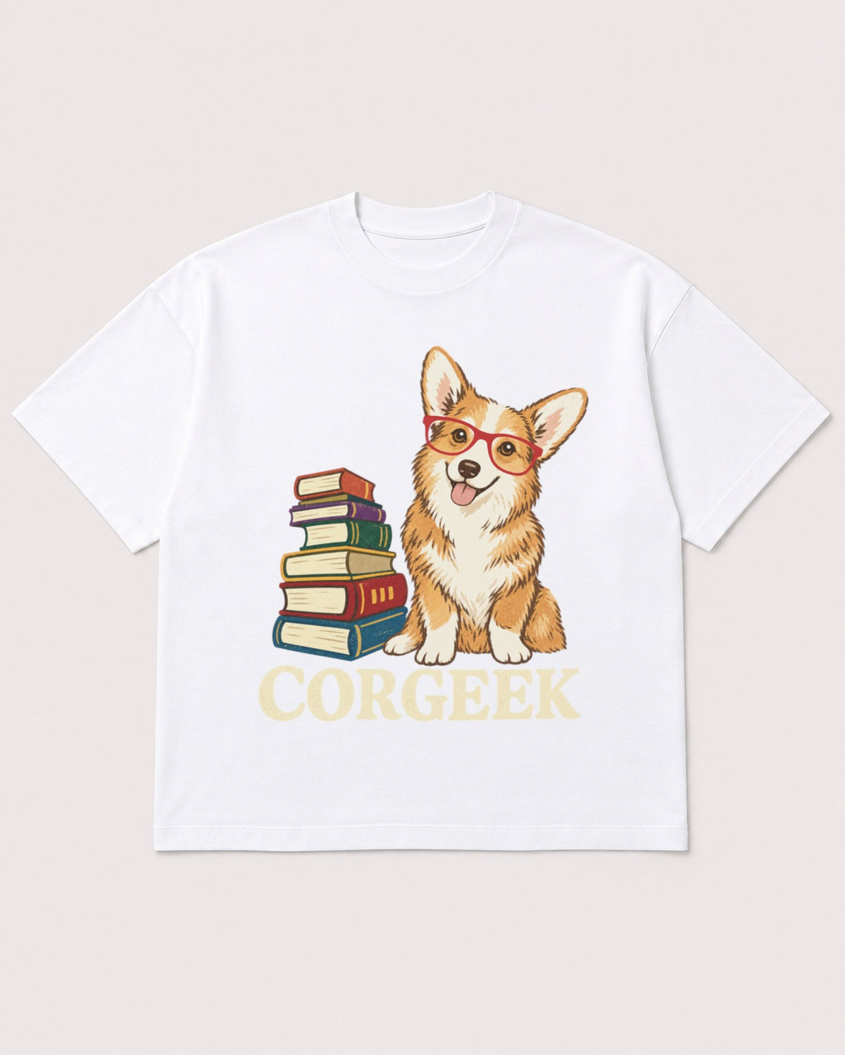 Mockup Boxy Heavyweight Tee White product