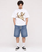 Mockup Boxy Heavyweight Tee White male full-body 03