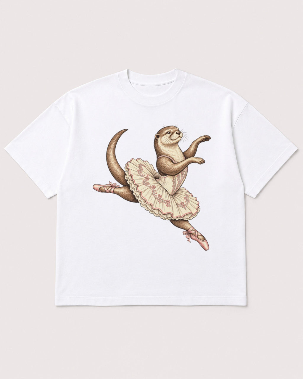Mockup Boxy Heavyweight Tee White product