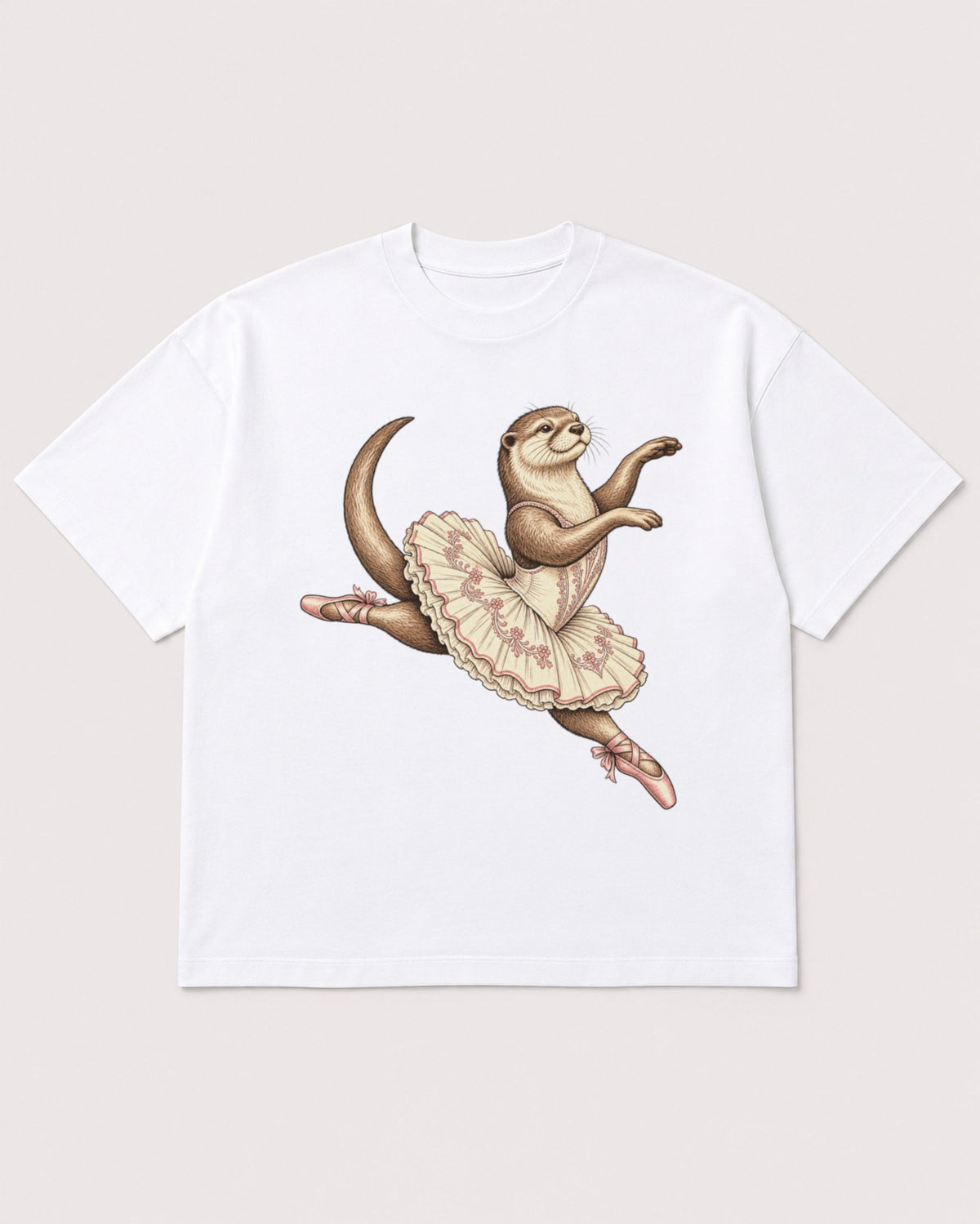 Mockup Boxy Heavyweight Tee White product