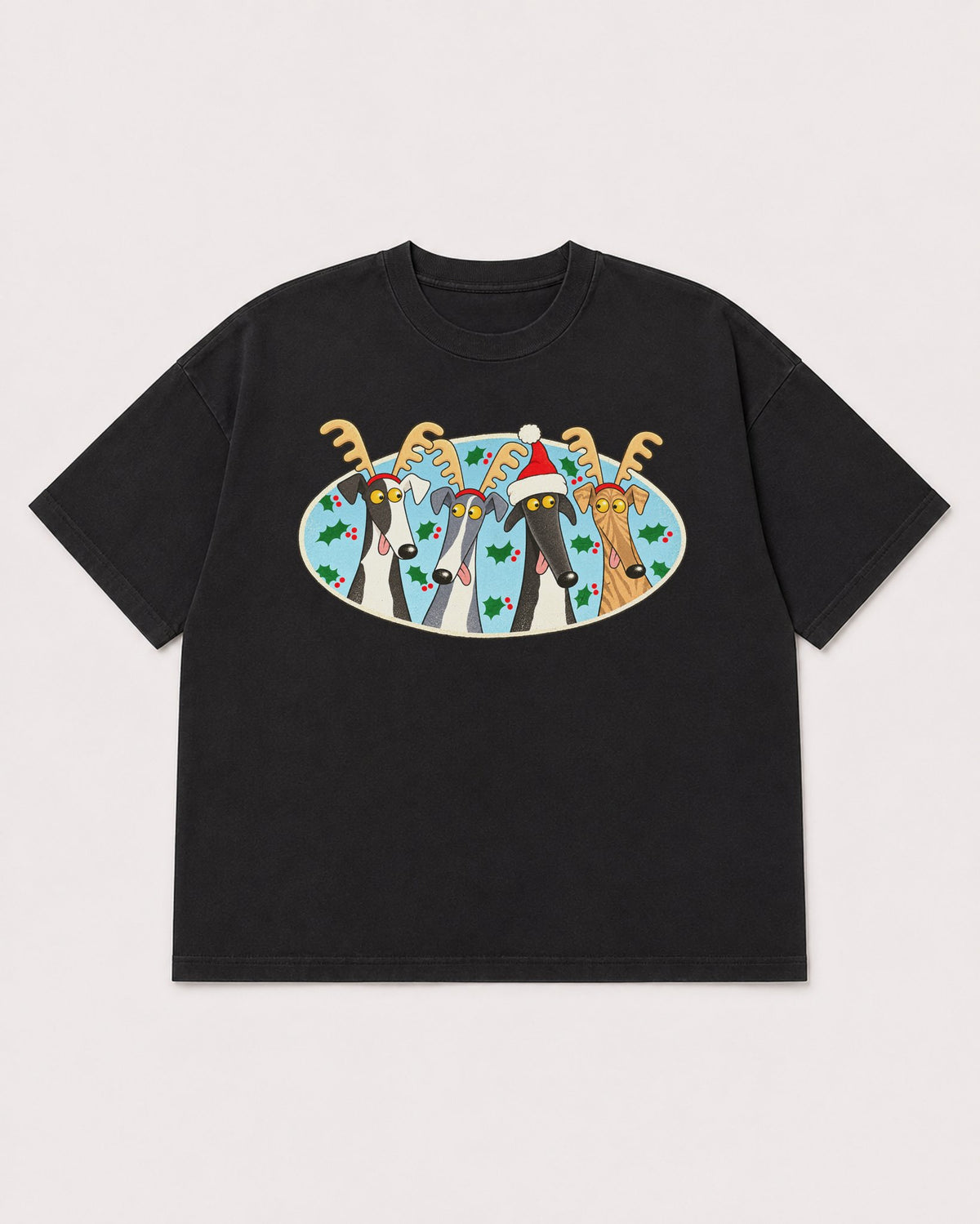 Mockup Boxy Heavyweight Tee Black product
