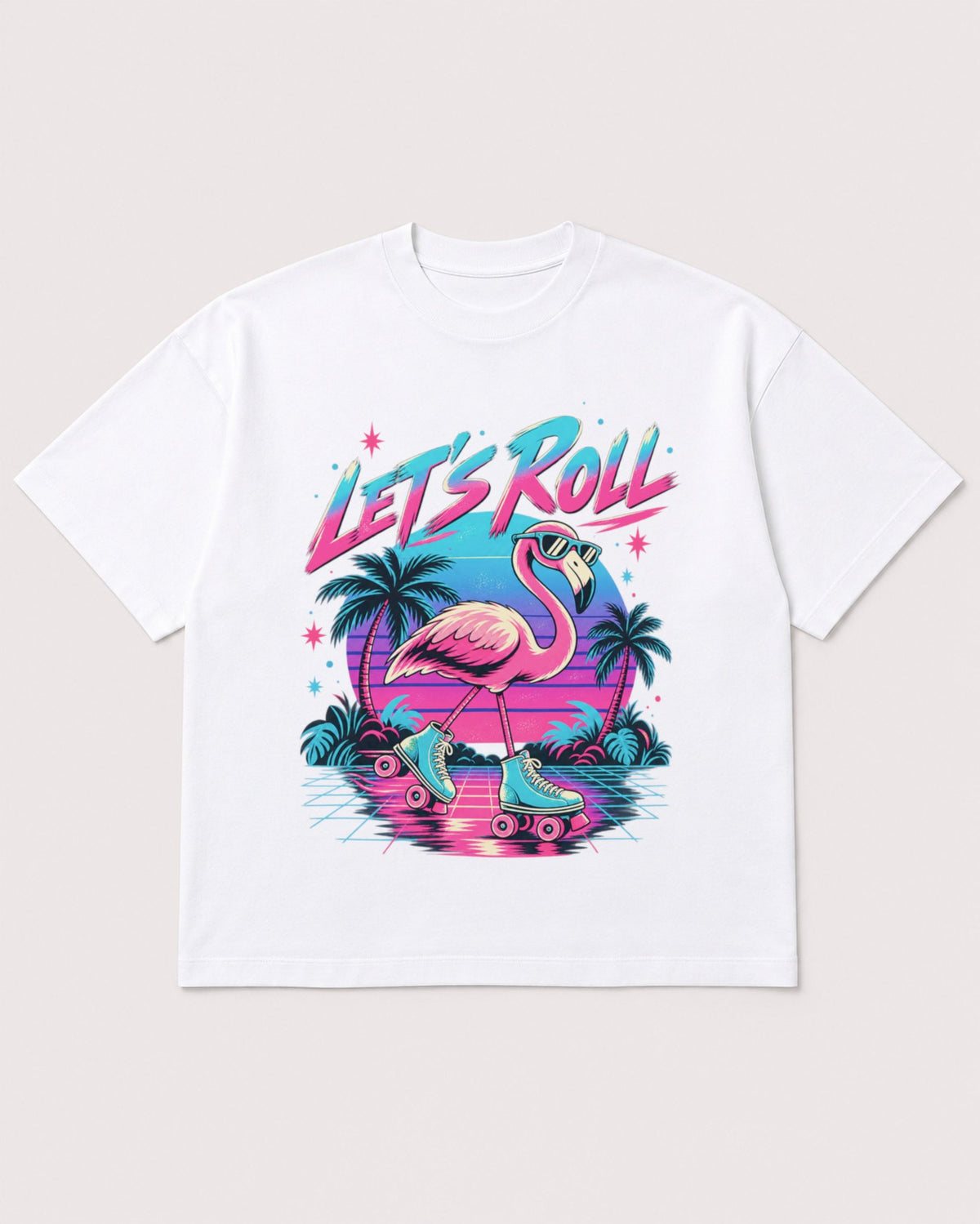 Mockup Boxy Heavyweight Tee White product