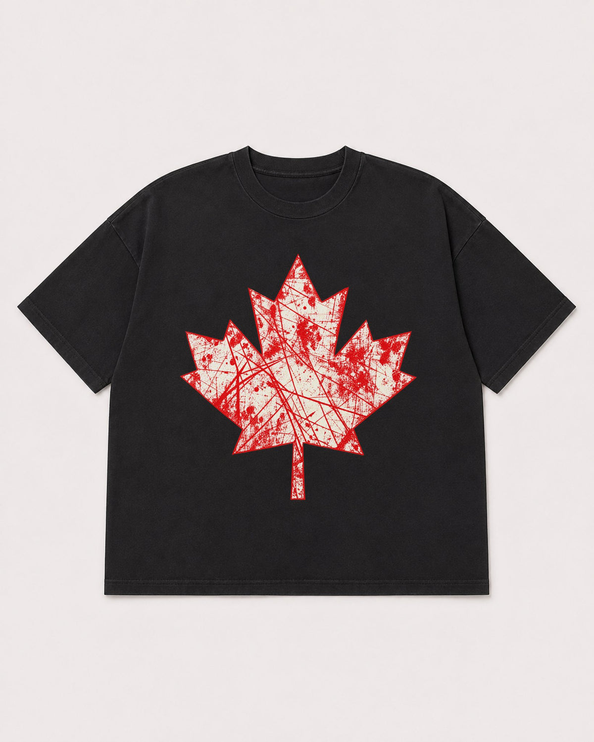 Mockup Boxy Heavyweight Tee Black product