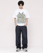 Mockup Boxy Heavyweight Tee White male full-body 11