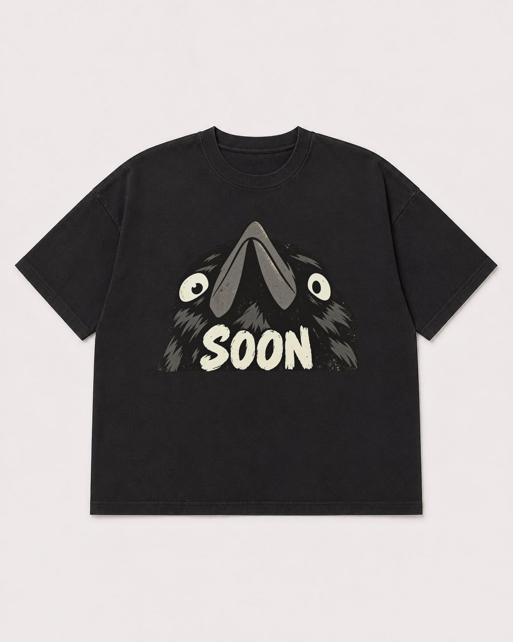 Mockup Boxy Heavyweight Tee Black product