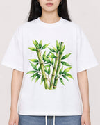 Mockup Boxy Heavyweight Tee White female close-up 01