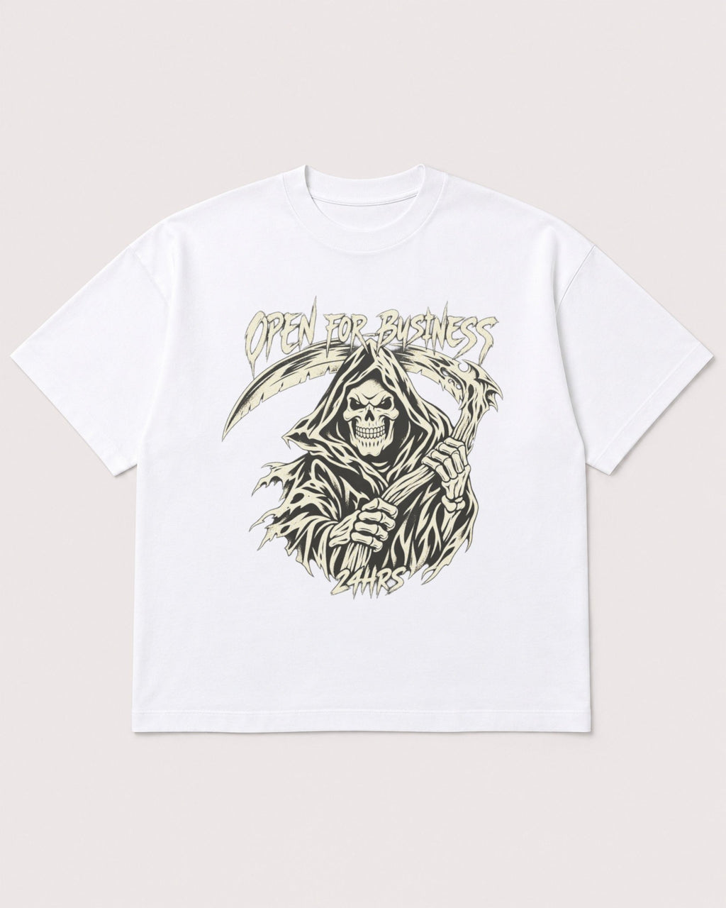 Mockup Boxy Heavyweight Tee White product