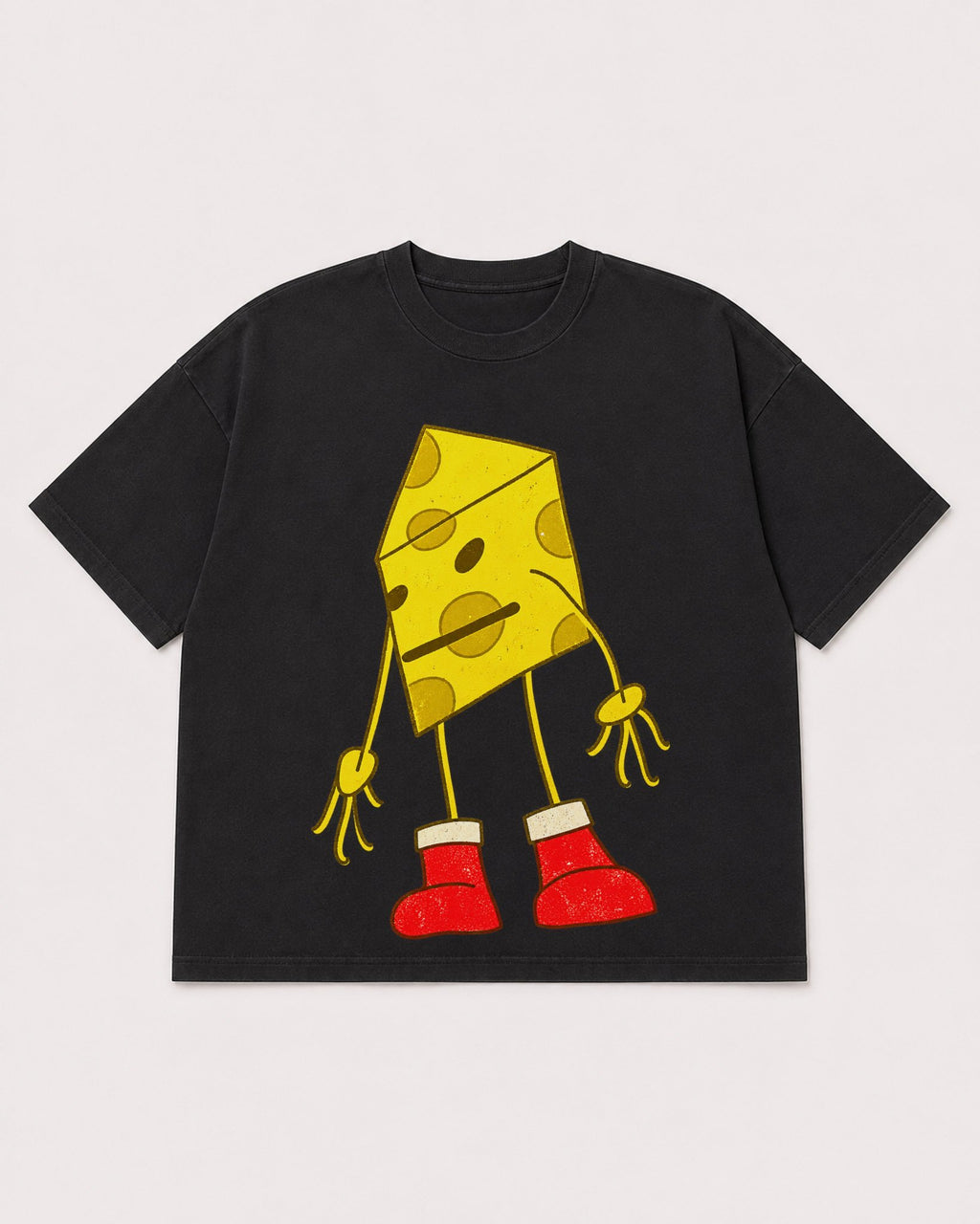 Mockup Boxy Heavyweight Tee Black product