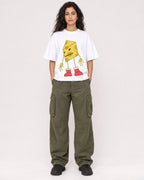 Mockup Boxy Heavyweight Tee White female full-body 07