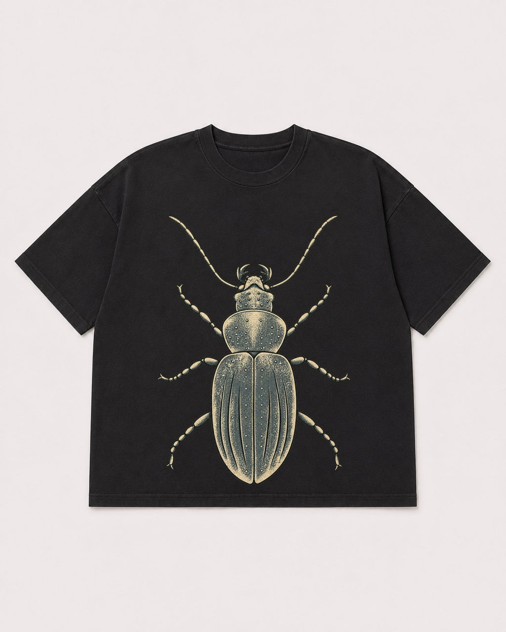Mockup Boxy Heavyweight Tee Black product
