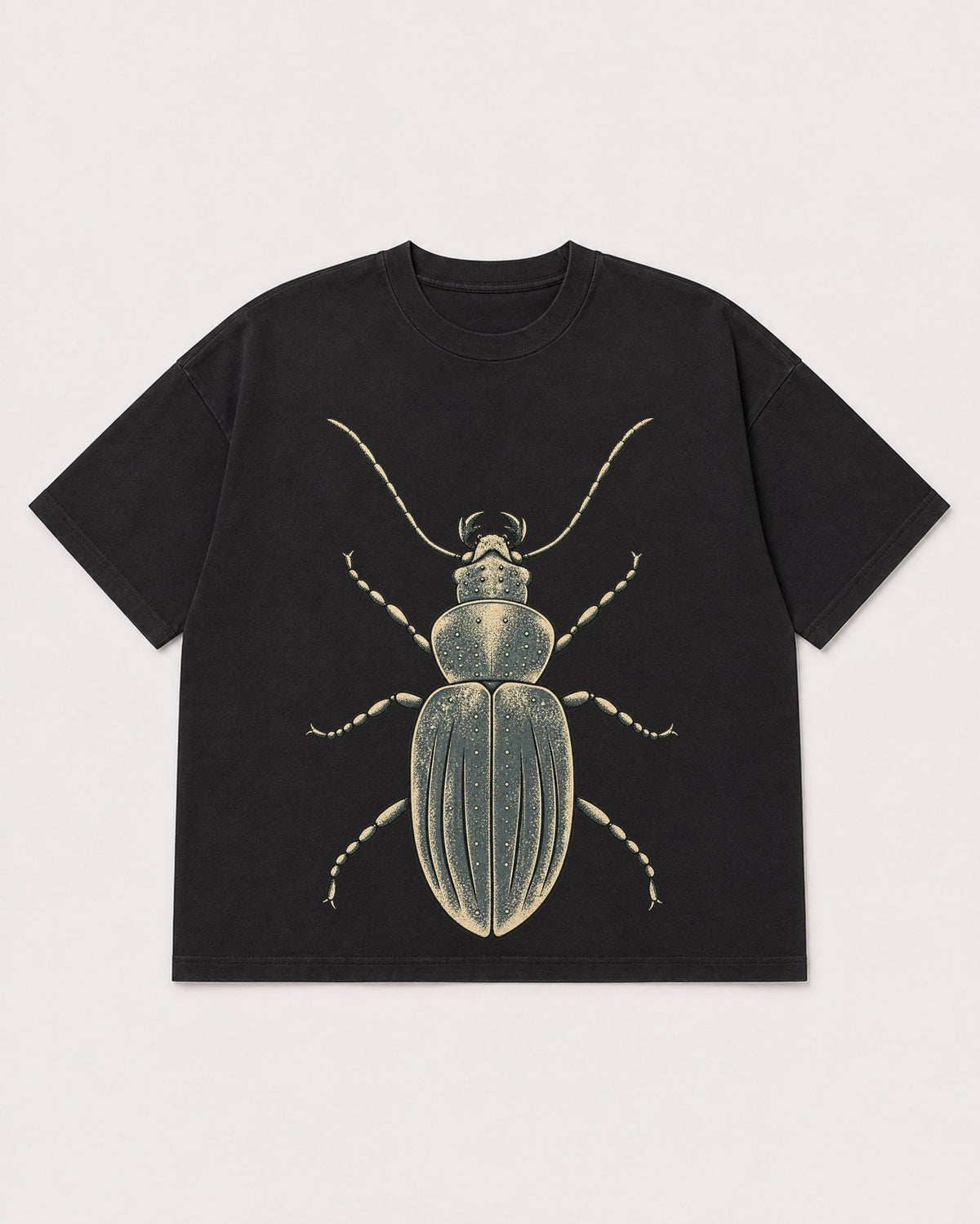 Mockup Boxy Heavyweight Tee Black product