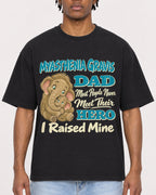 Mockup Boxy Heavyweight Tee Black male close-up 05