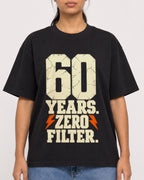 Mockup Boxy Heavyweight Tee Black female close-up 16