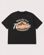 Mockup Boxy Heavyweight Tee Black product