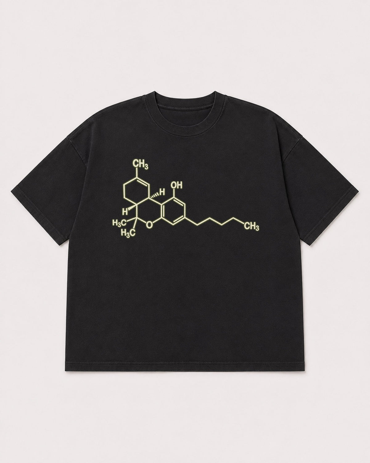 Mockup Boxy Heavyweight Tee Black product