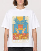 Mockup Boxy Heavyweight Tee White female close-up 18