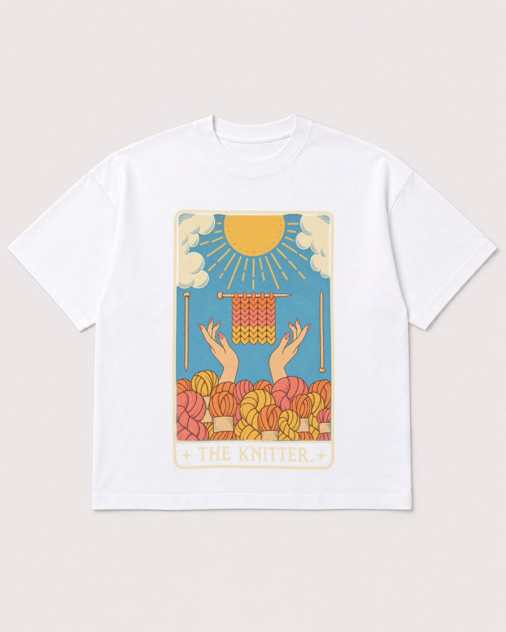 Mockup Boxy Heavyweight Tee White product