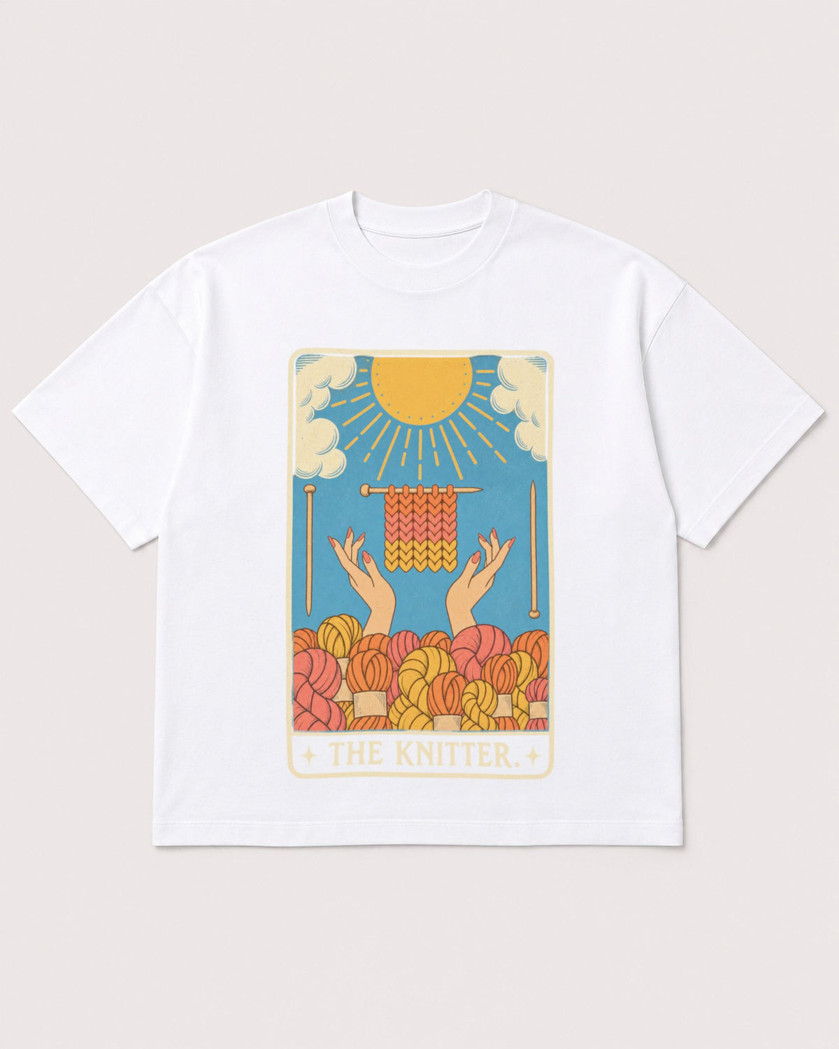 Mockup Boxy Heavyweight Tee White product