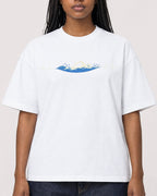 Mockup Boxy Heavyweight Tee White female close-up 04