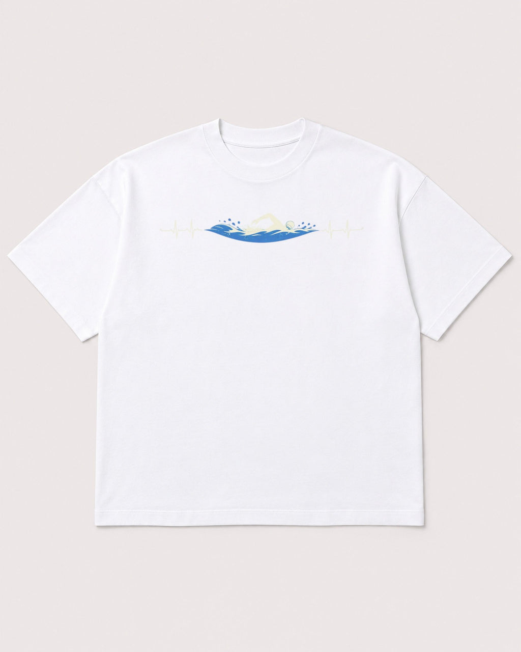 Mockup Boxy Heavyweight Tee White product