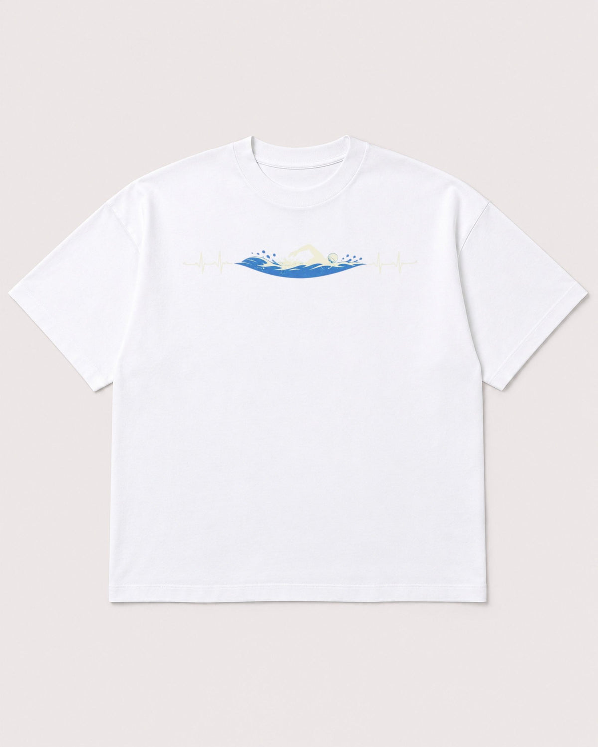 Mockup Boxy Heavyweight Tee White product