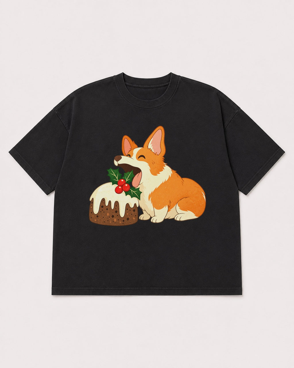 Mockup Boxy Heavyweight Tee Black product