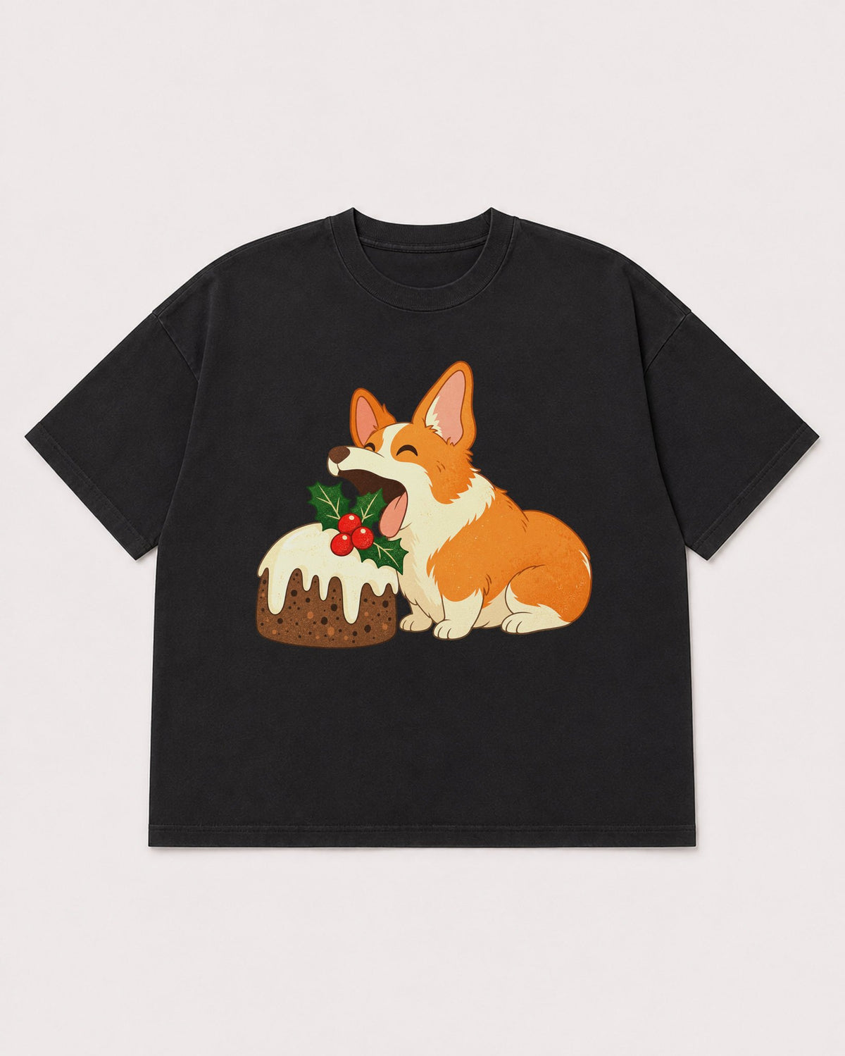 Mockup Boxy Heavyweight Tee Black product