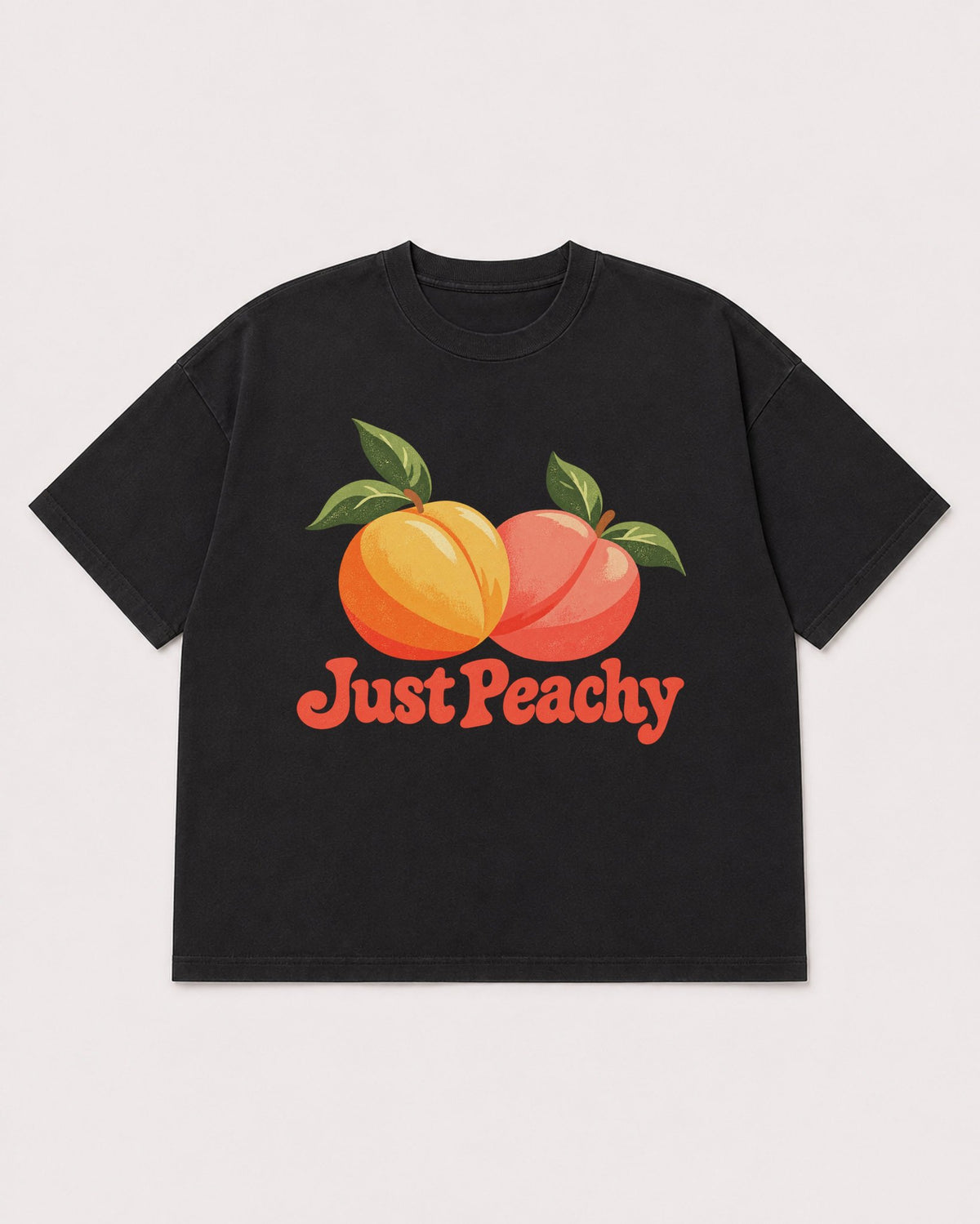 Mockup Boxy Heavyweight Tee Black product