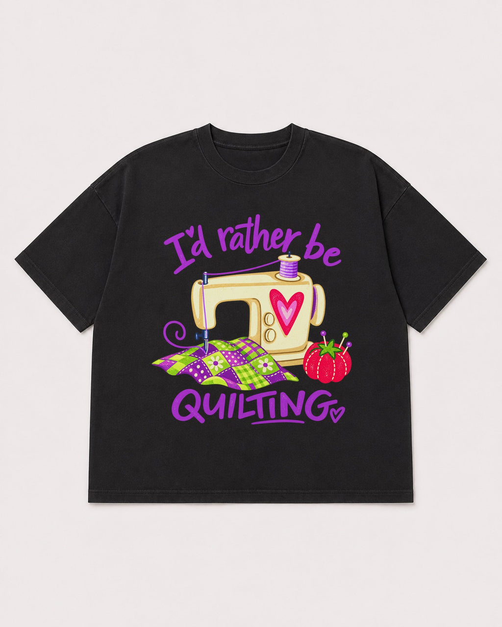 Mockup Boxy Heavyweight Tee Black product