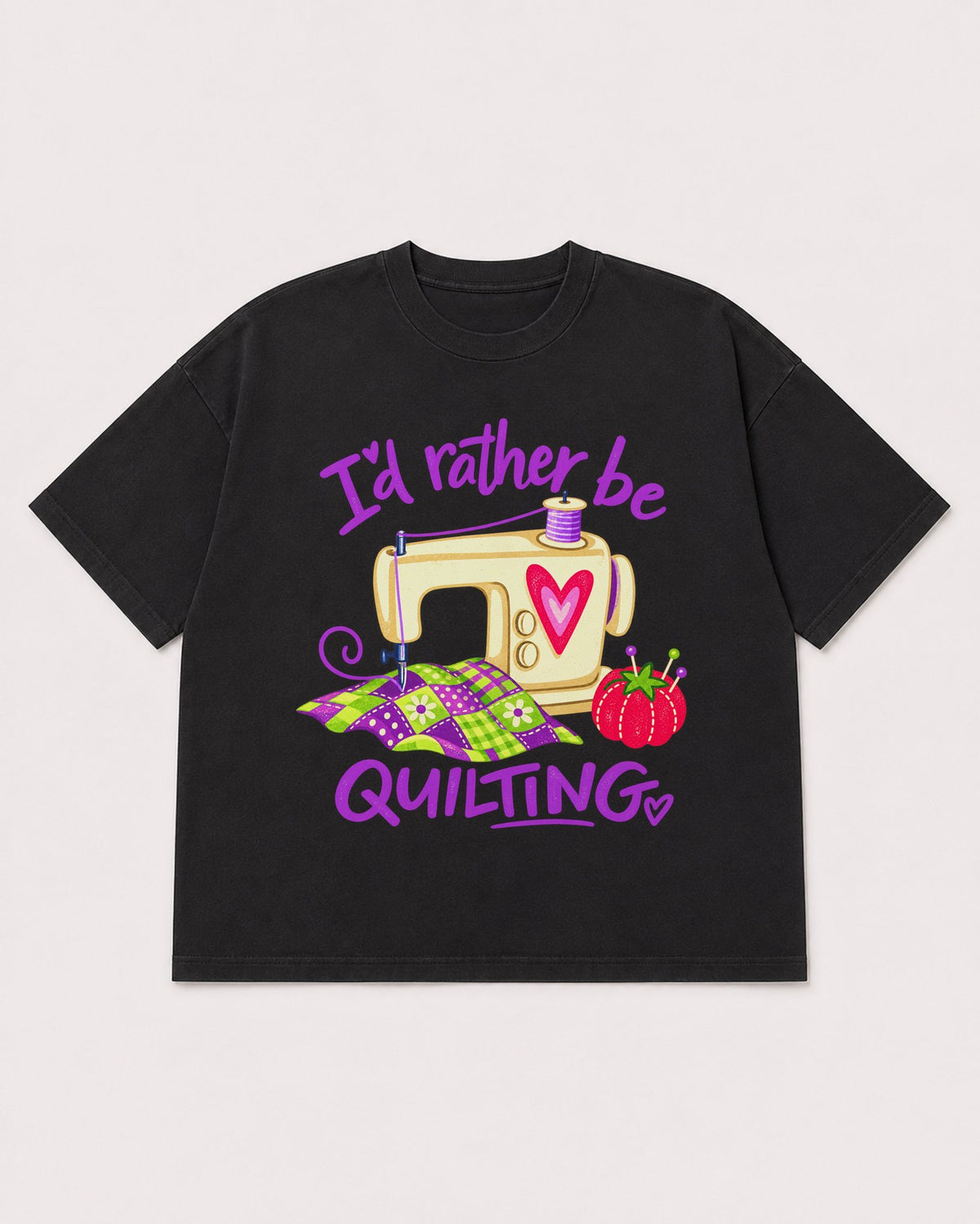 Mockup Boxy Heavyweight Tee Black product