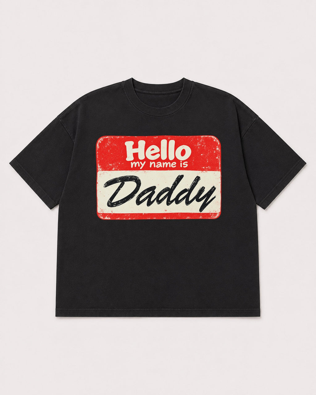 Mockup Boxy Heavyweight Tee Black product