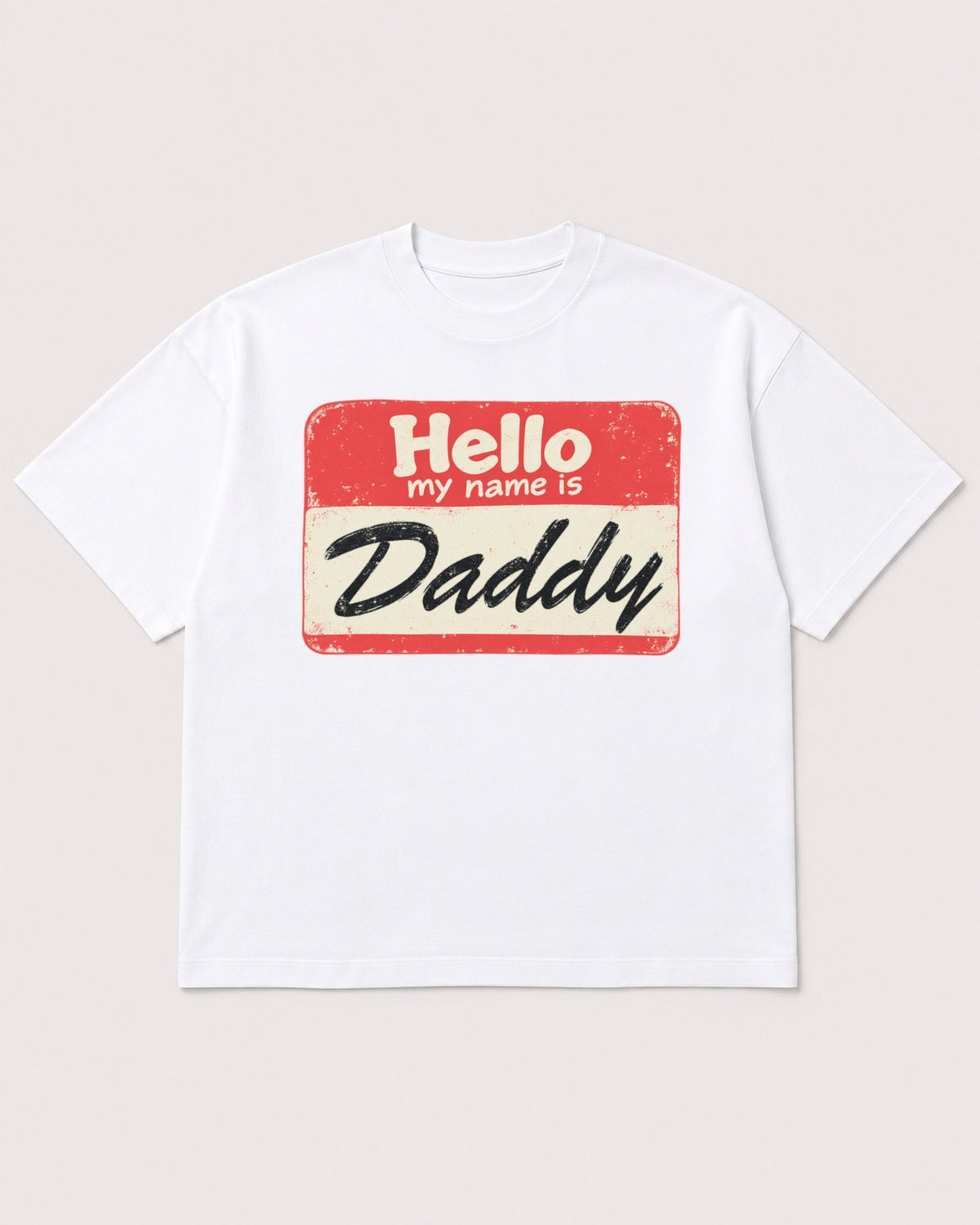 Mockup Boxy Heavyweight Tee White product