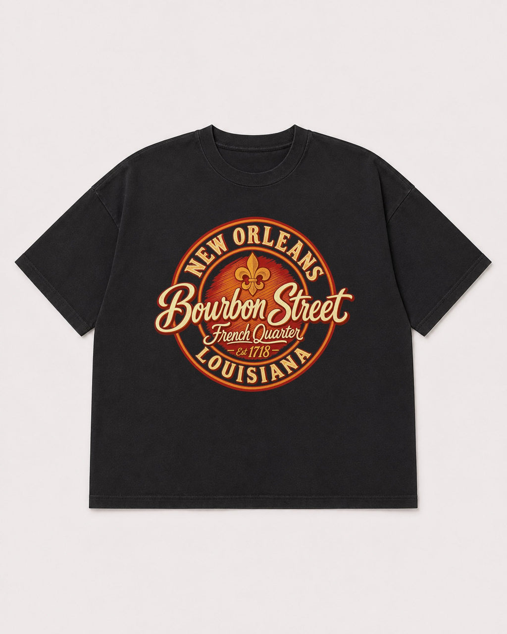 Mockup Boxy Heavyweight Tee Black product