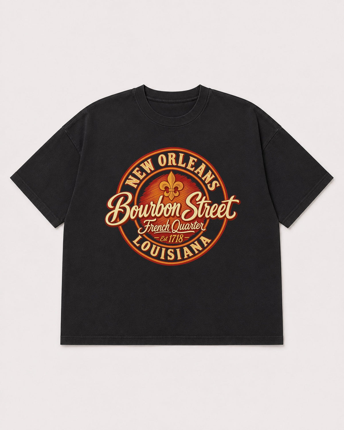 Mockup Boxy Heavyweight Tee Black product