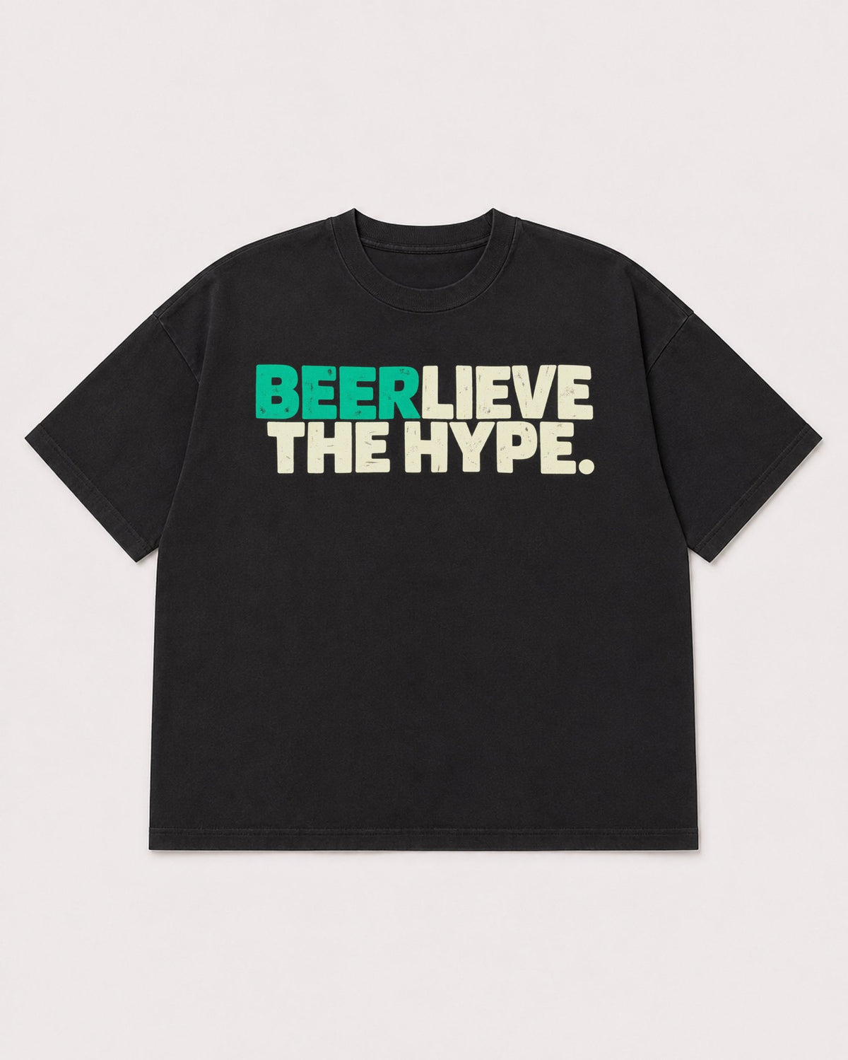 Mockup Boxy Heavyweight Tee Black product