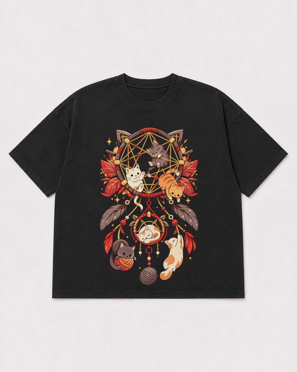 Mockup Boxy Heavyweight Tee Black product