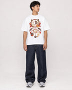 Mockup Boxy Heavyweight Tee White male full-body 46