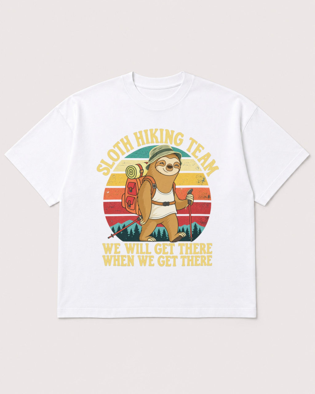 Mockup Boxy Heavyweight Tee White product