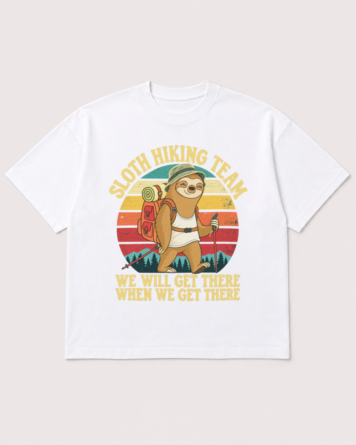 Mockup Boxy Heavyweight Tee White product