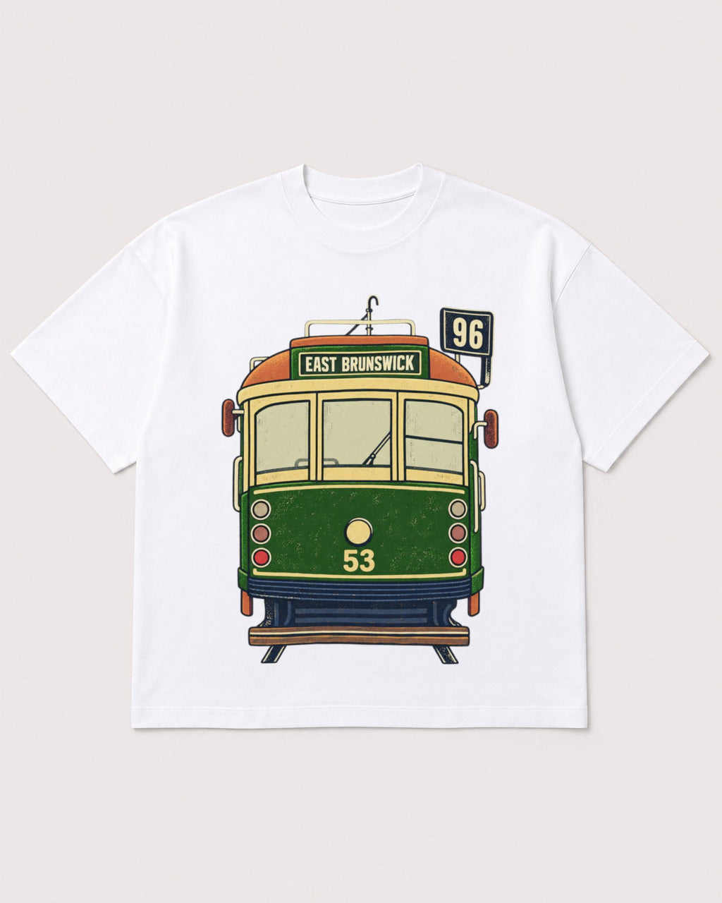 Mockup Boxy Heavyweight Tee White product