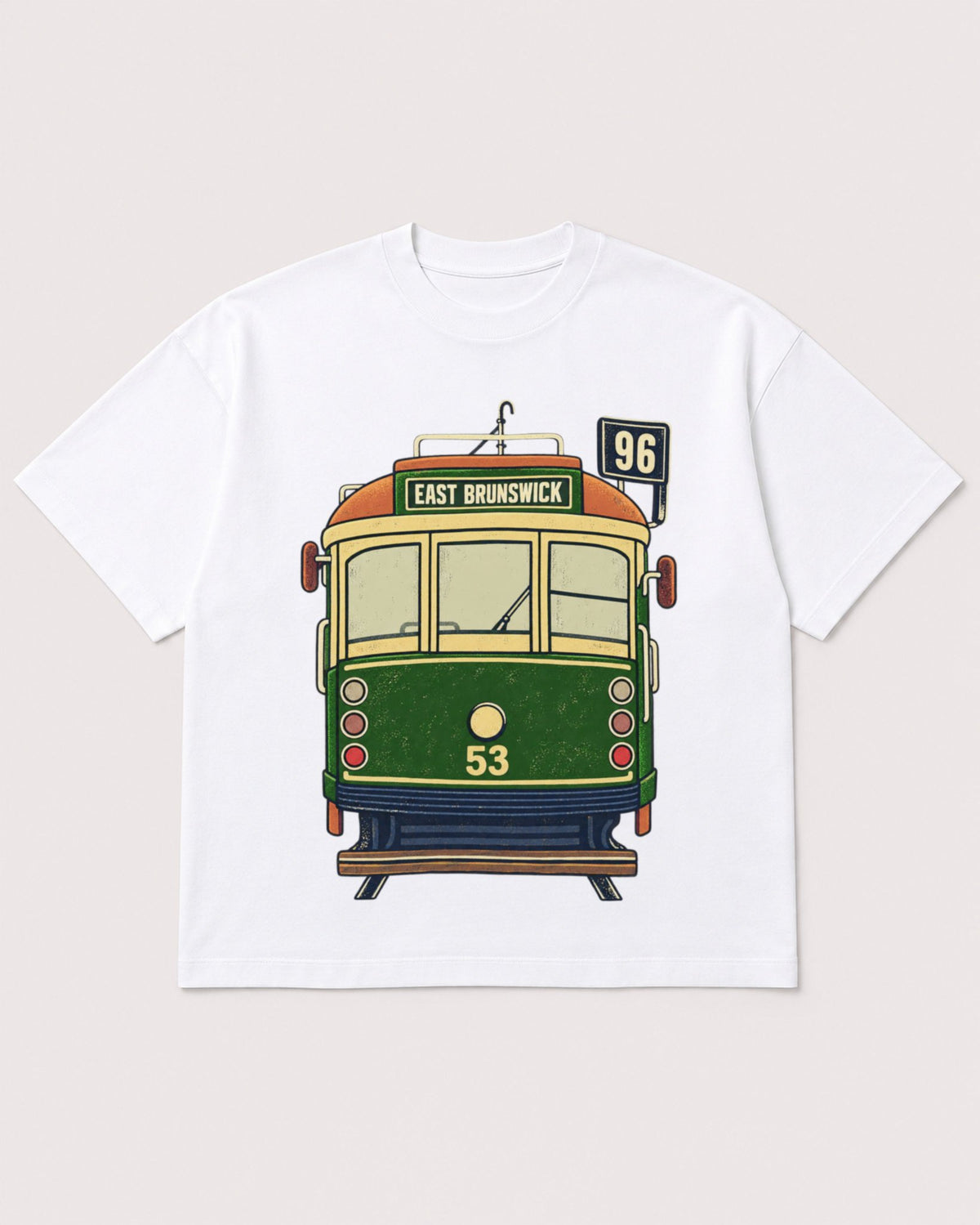 Mockup Boxy Heavyweight Tee White product