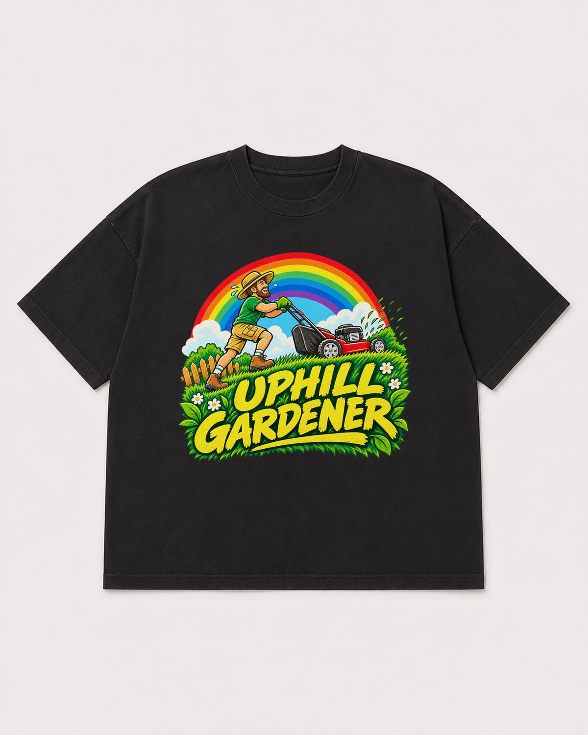 Mockup Boxy Heavyweight Tee Black product