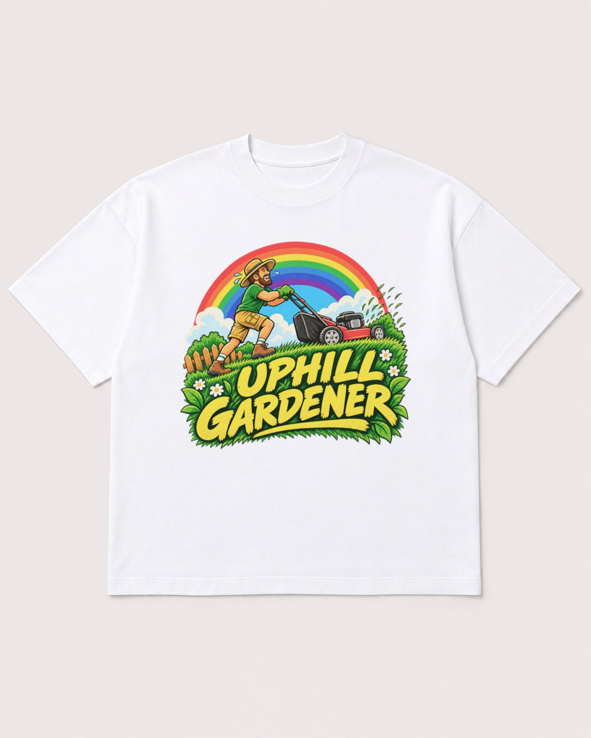 Mockup Boxy Heavyweight Tee White product
