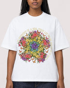 Mockup Boxy Heavyweight Tee White female close-up 04