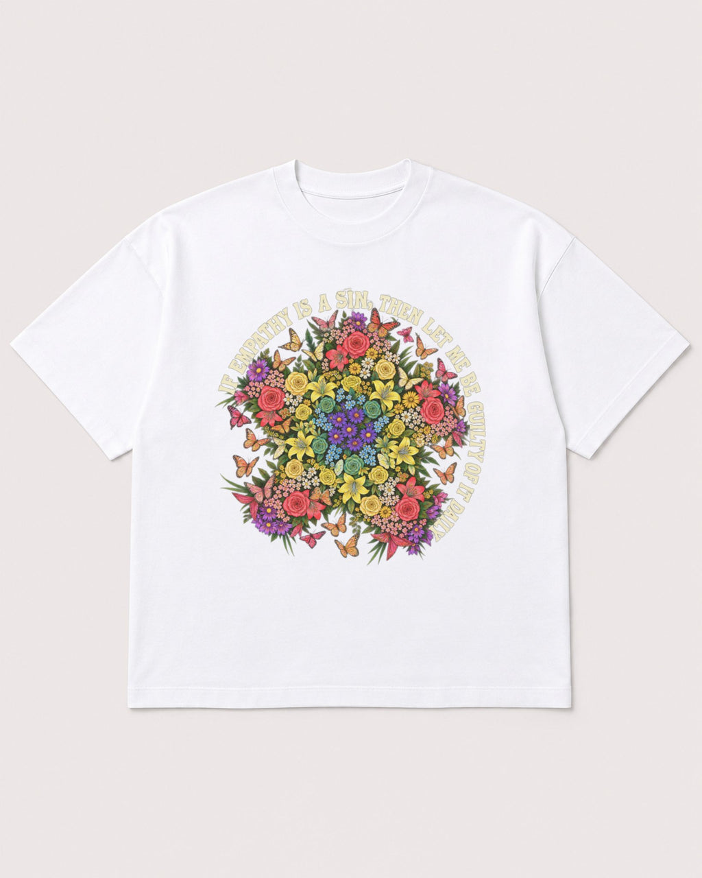 Mockup Boxy Heavyweight Tee White product