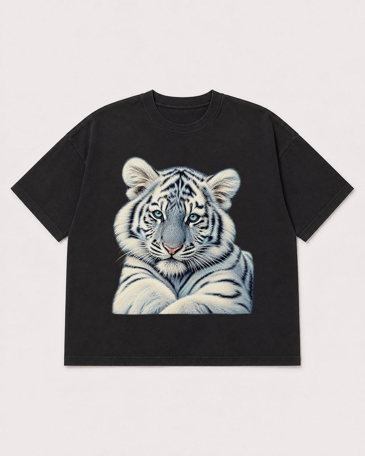 Mockup Boxy Heavyweight Tee Black product