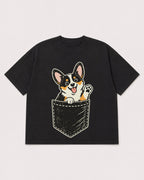 Mockup Boxy Heavyweight Tee Black product