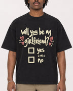 Mockup Boxy Heavyweight Tee Black male close-up 04