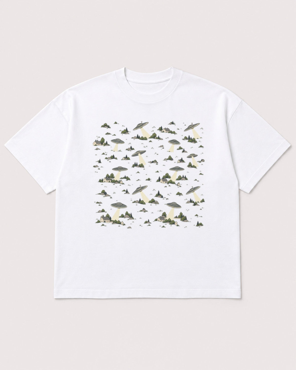 Mockup Boxy Heavyweight Tee White product