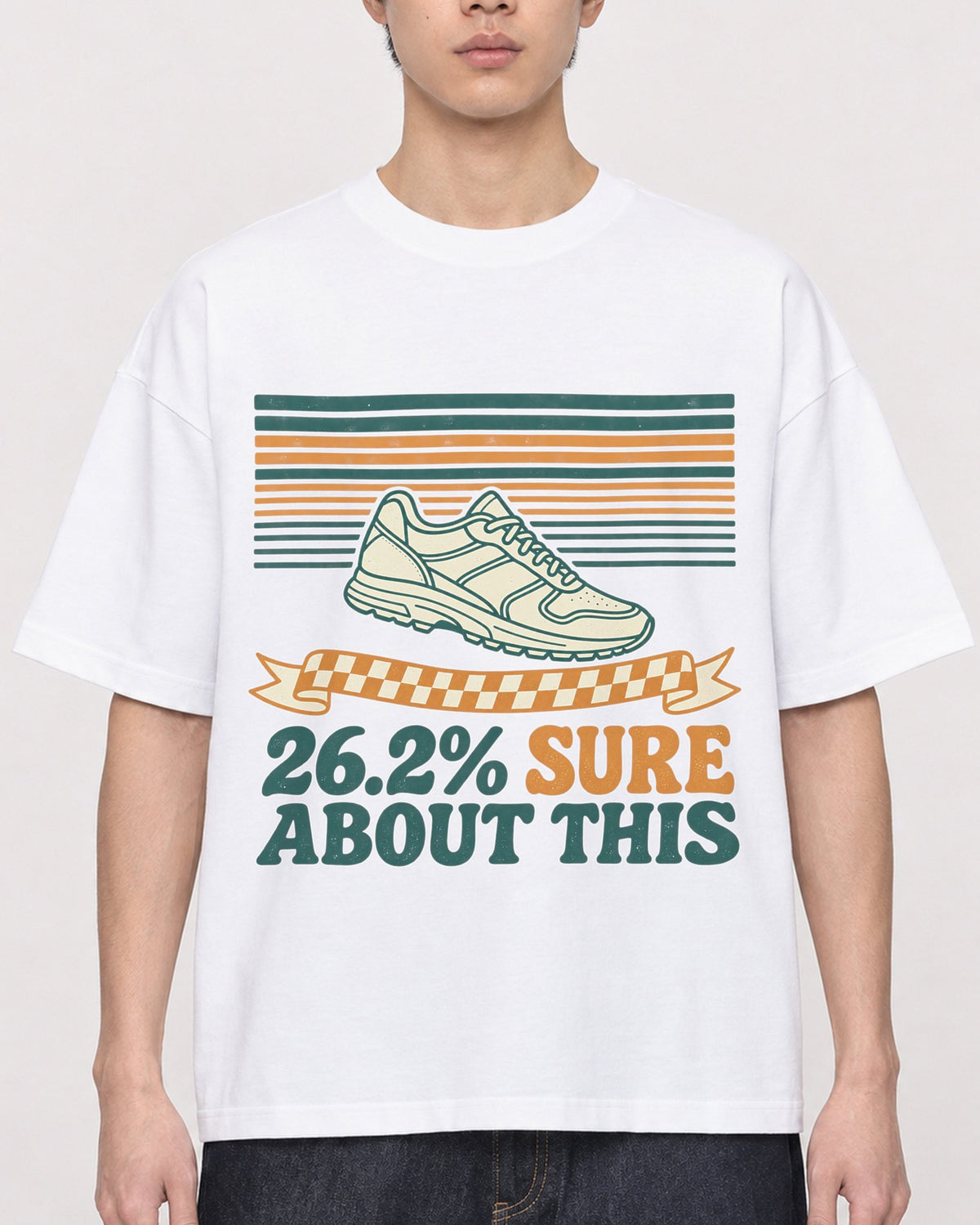 Mockup Boxy Heavyweight Tee White male close-up 01